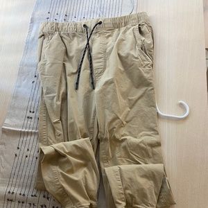 Khaki joggers